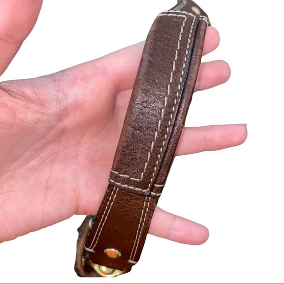 Coach Handbag Brown Purse Signature Logo - Picture 6 of 12